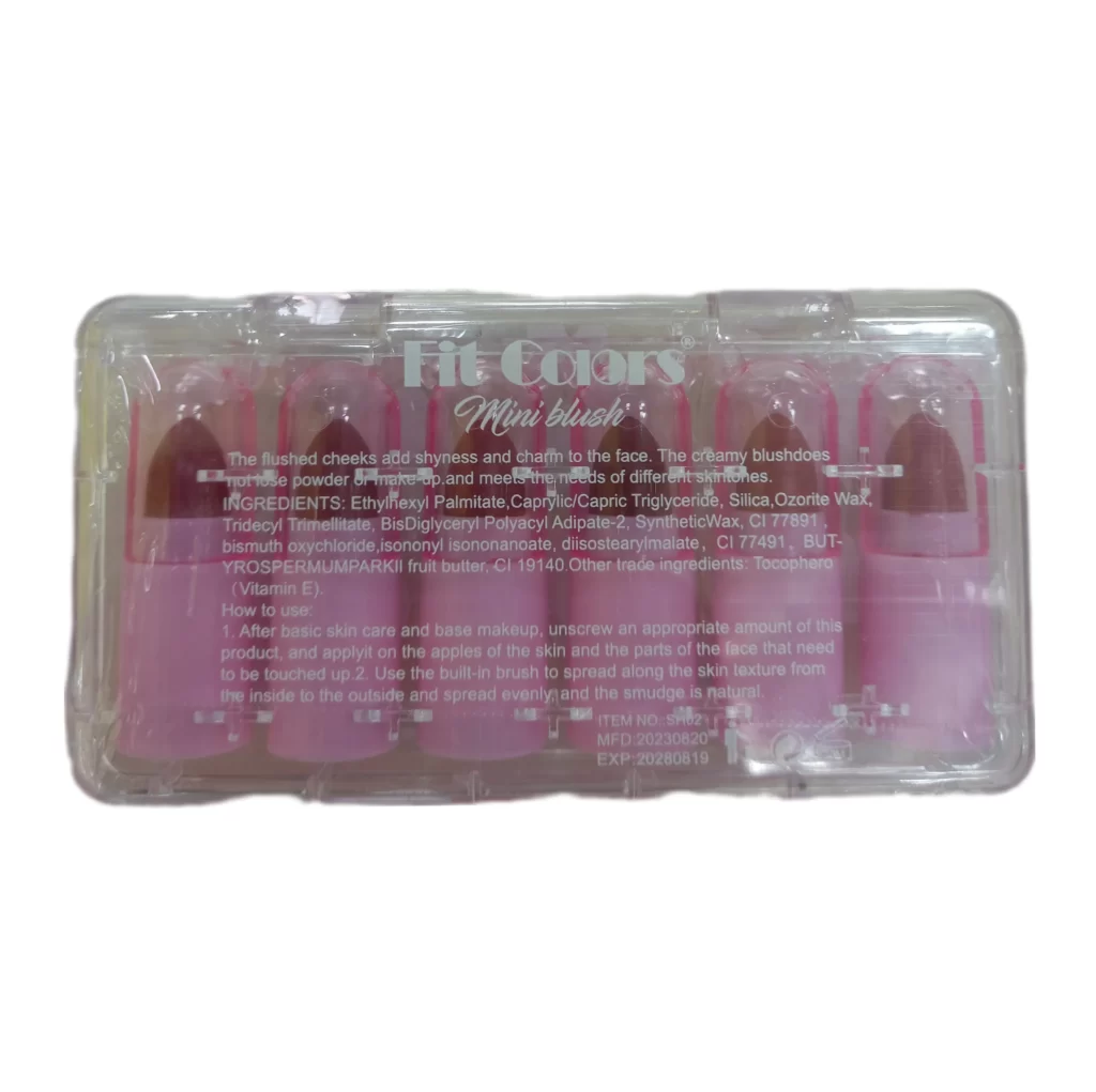 پک 6 تایی رژ لب صورتی