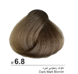 رنگ موی بلوند زیتونی تیره