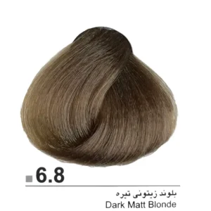 رنگ موی بلوند زیتونی تیره