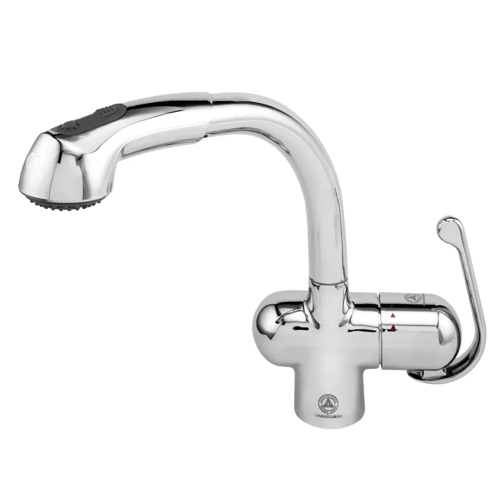 خرید شیر ظرفشویی متحرک قهرمان مدل زدرا