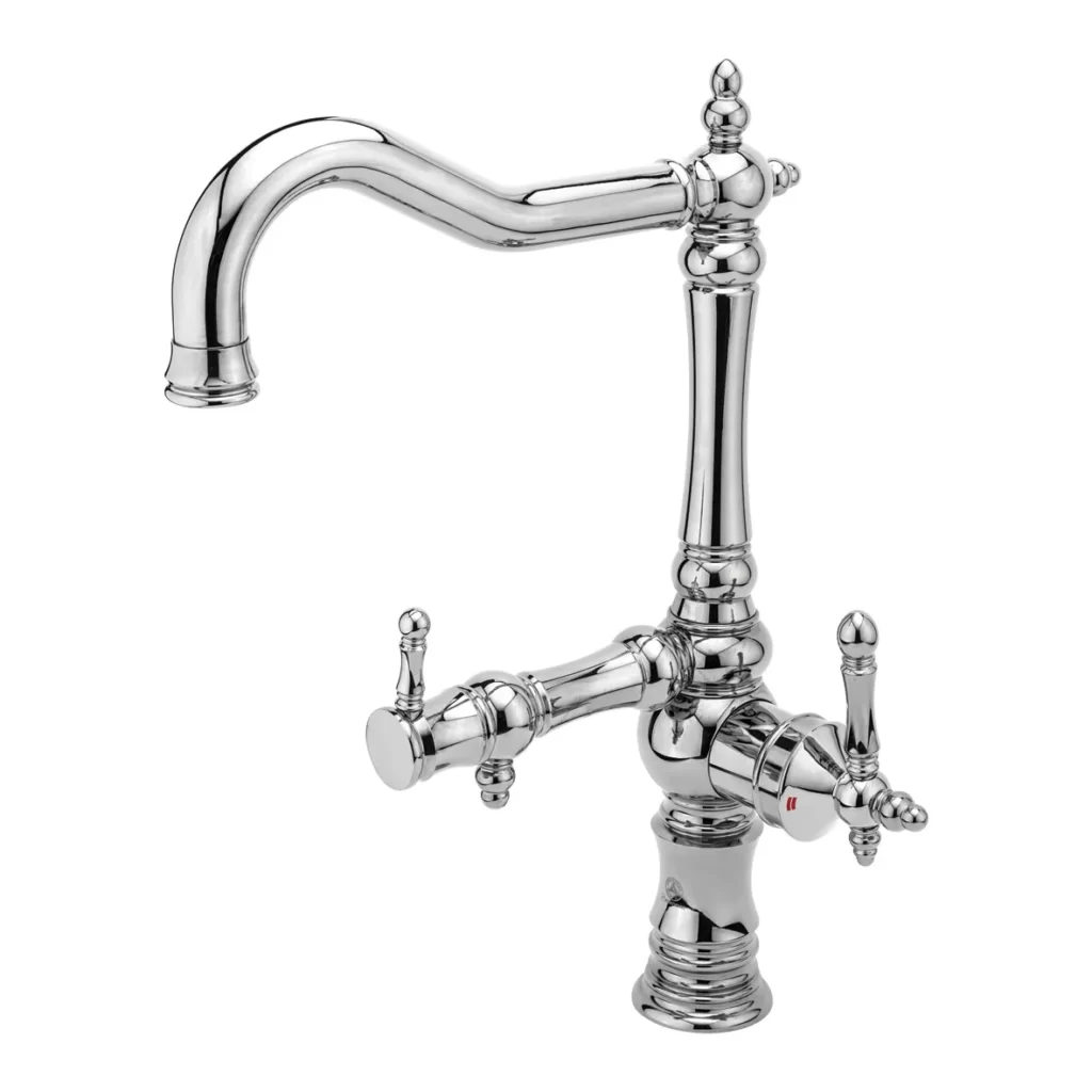 خرید شیر ظرفشویی فانتزی قهرمان مدل نگین کروم