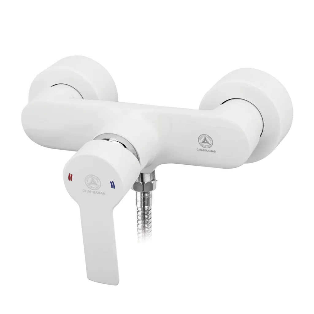 خرید شیر آفتابه قهرمان مدل یاقوت سفید