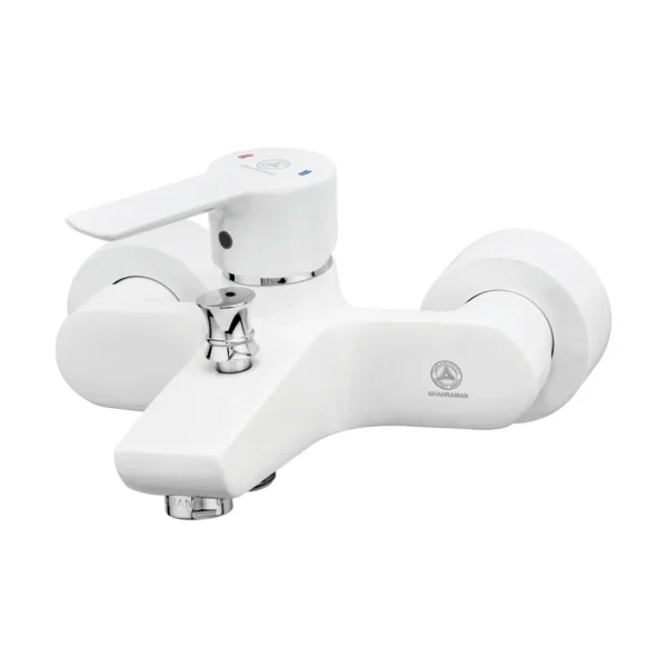 خرید شیر دوش قهرمان مدل یاقوت سفید