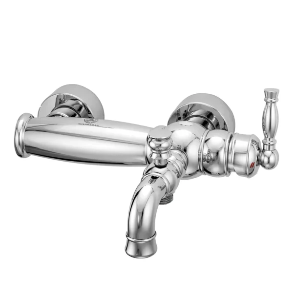 خرید شیر دوش قهرمان مدل آنتیک کروم