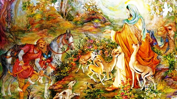 تابلو ضامن آهو فرشچیان