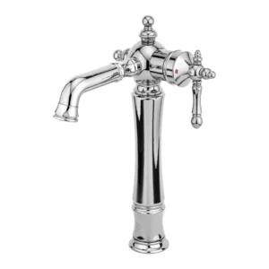 شیر توکاسه پایه بلند قهرمان مدل نگین کروم