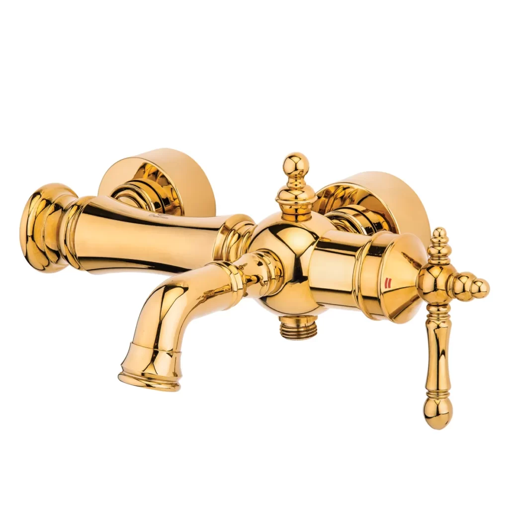 خرید شیر دوش قهرمان مدل نگین طلایی