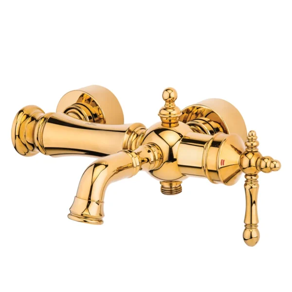 خرید شیر دوش قهرمان مدل نگین طلایی