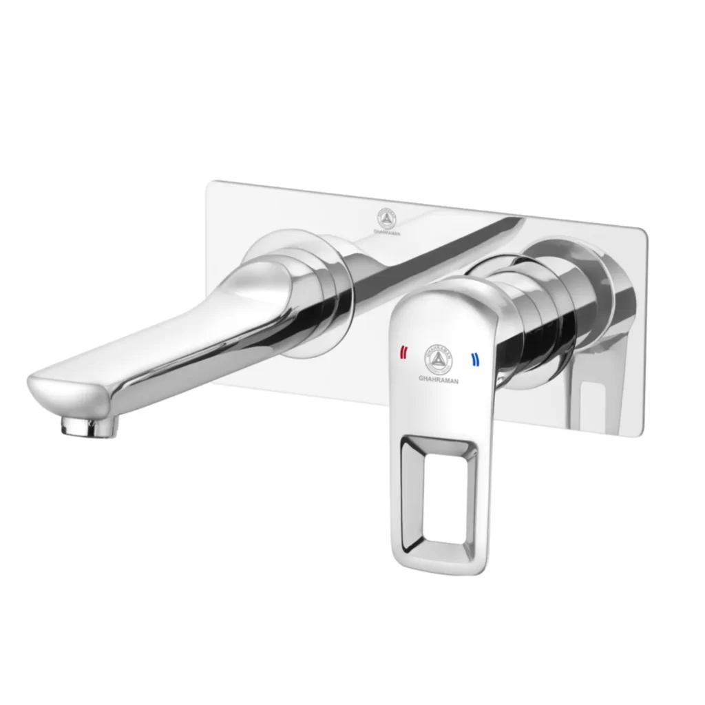 خرید شیر روشویی توکار قهرمان مدل فلت