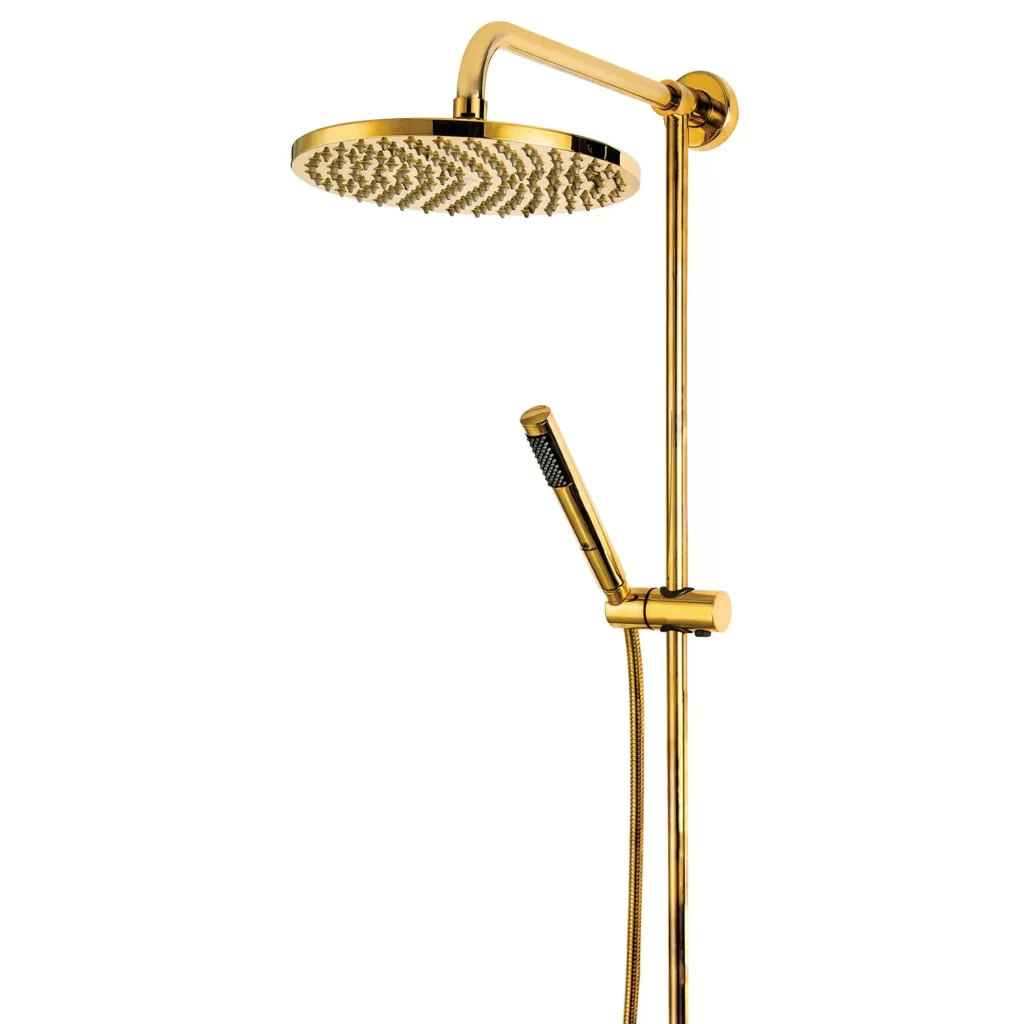 خرید علم دوش حمام قهرمان مدل پارسه طلایی