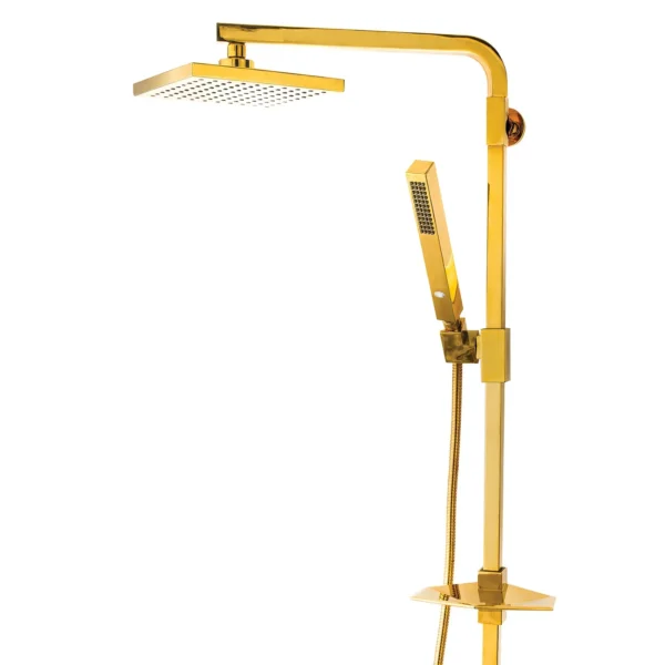 خرید علم دوش قهرمان مدل فلت پارسه طلایی