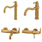 ست شیر قهرمان مدل آنتیک طلایی